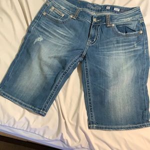 MissMe Bermuda denim shorts